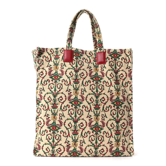 Canvas Garden Store Floral Vertical Tote Multicolor