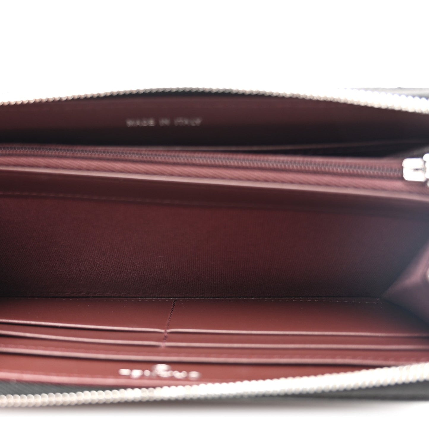 Caviar Quilted Large Gusset Zip Around Wallet Black