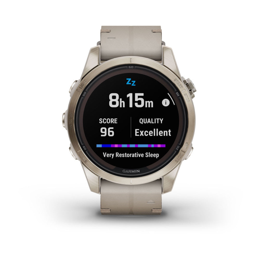 Garmin 010-02776-30 fēnix® 7S Pro – Sapphire Solar Edition Digital Men's Watch