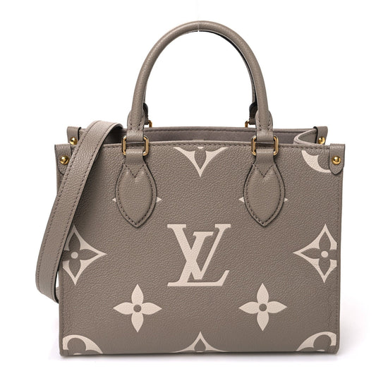 Empreinte Monogram Giant Onthego PM Tourterelle Creme