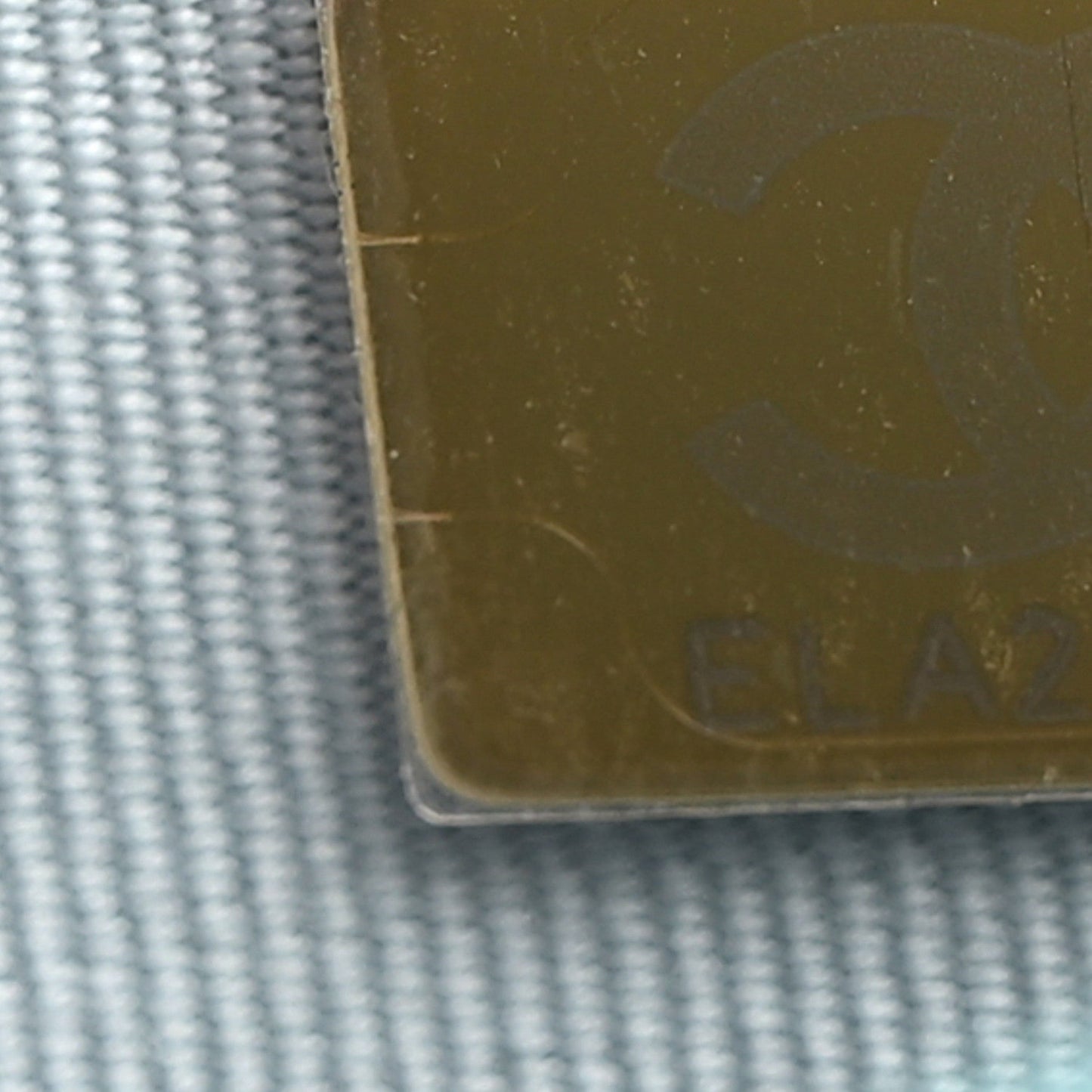 Caviar Quilted Wallet on Chain WOC Light Blue