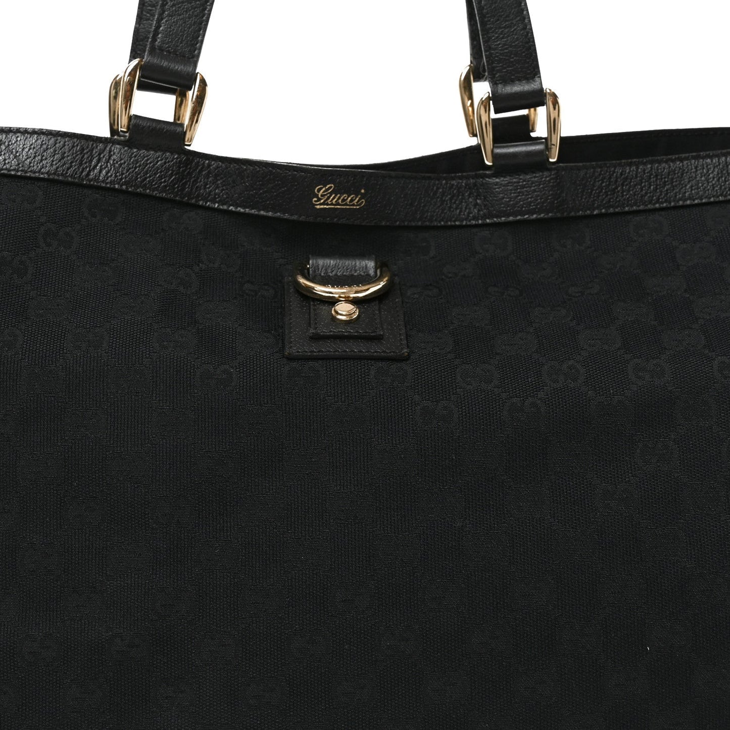 Monogram Large Abbey Tote Black