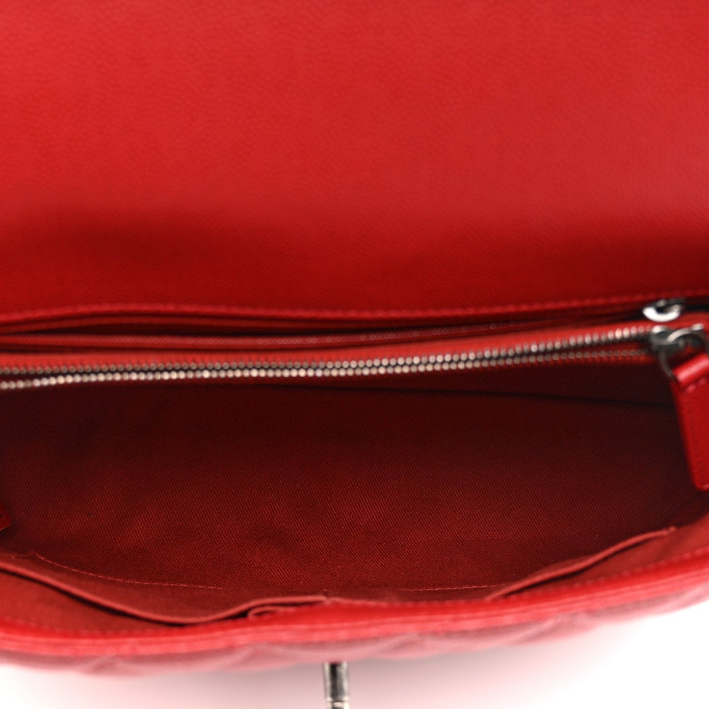 Caviar Quilted Medium Coco Handle Flap Red