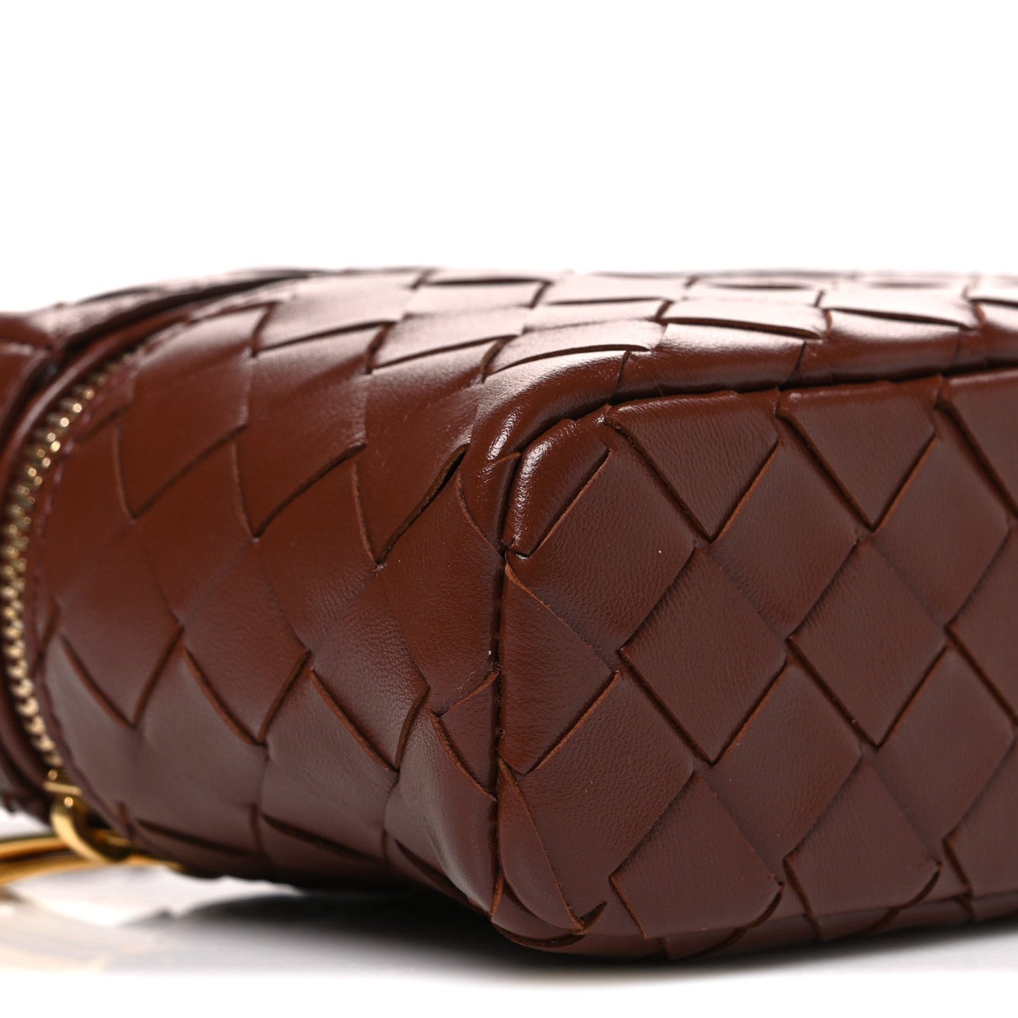 Nappa Intrecciato Bang Bang Vanity Case Sapele