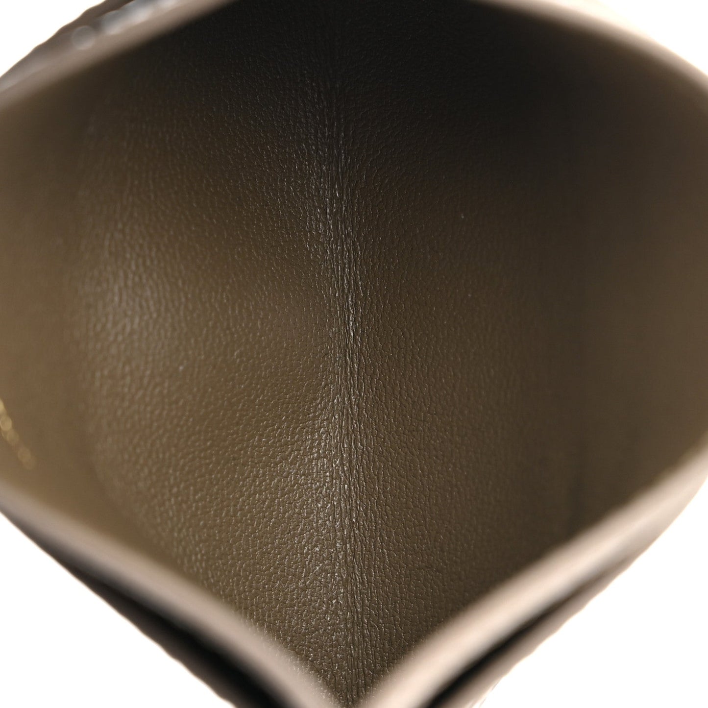 Calfskin Lizard Embossed Card Holder Gold Dark Khaki