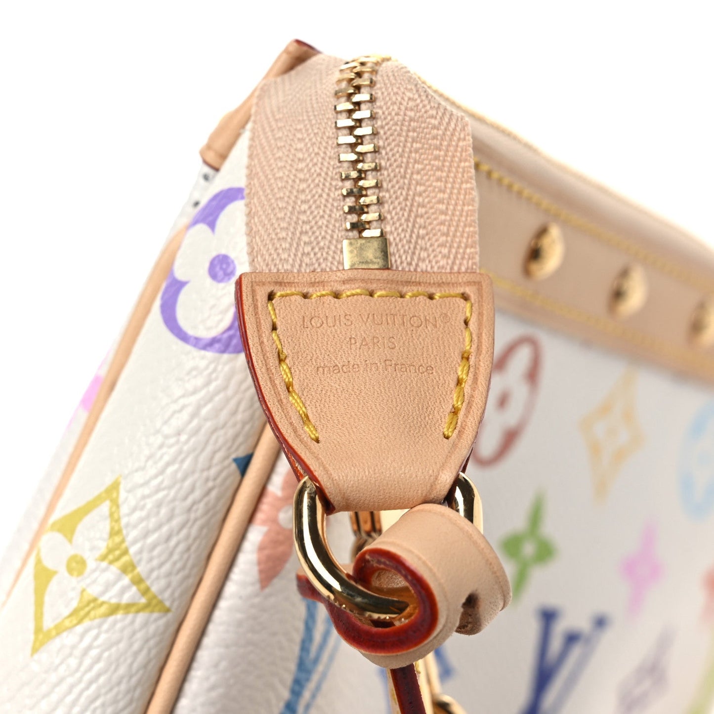 LV X TM Monogram Multicolor Pochette Accessories White