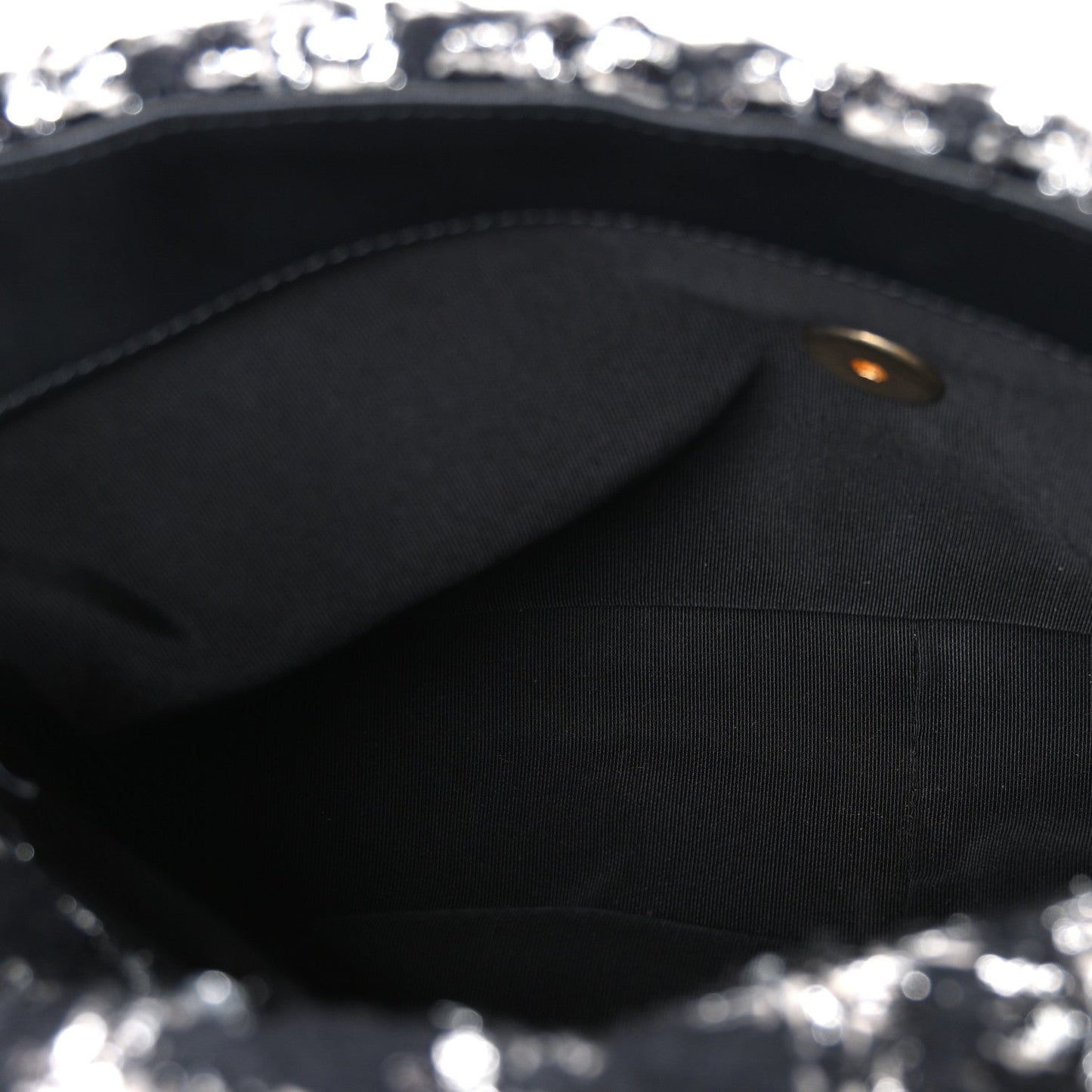 Tweed Quilted Large Chanel 19 Flap Black Silver Ecru
