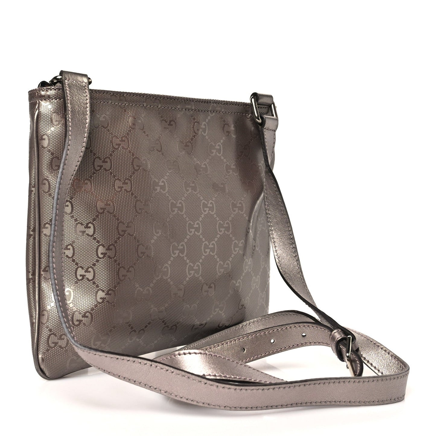 Imprime Monogram Small Flat Messenger Bag Mauve