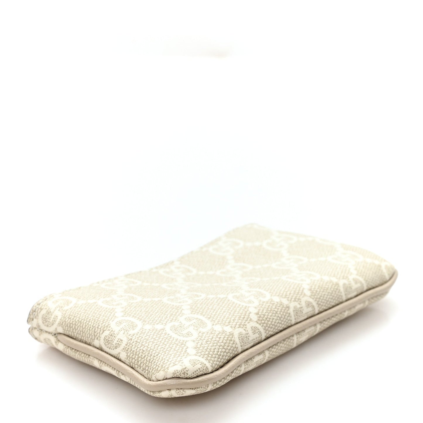 GG Supreme Monogram Key Case Beige Mystic White Oatmeal