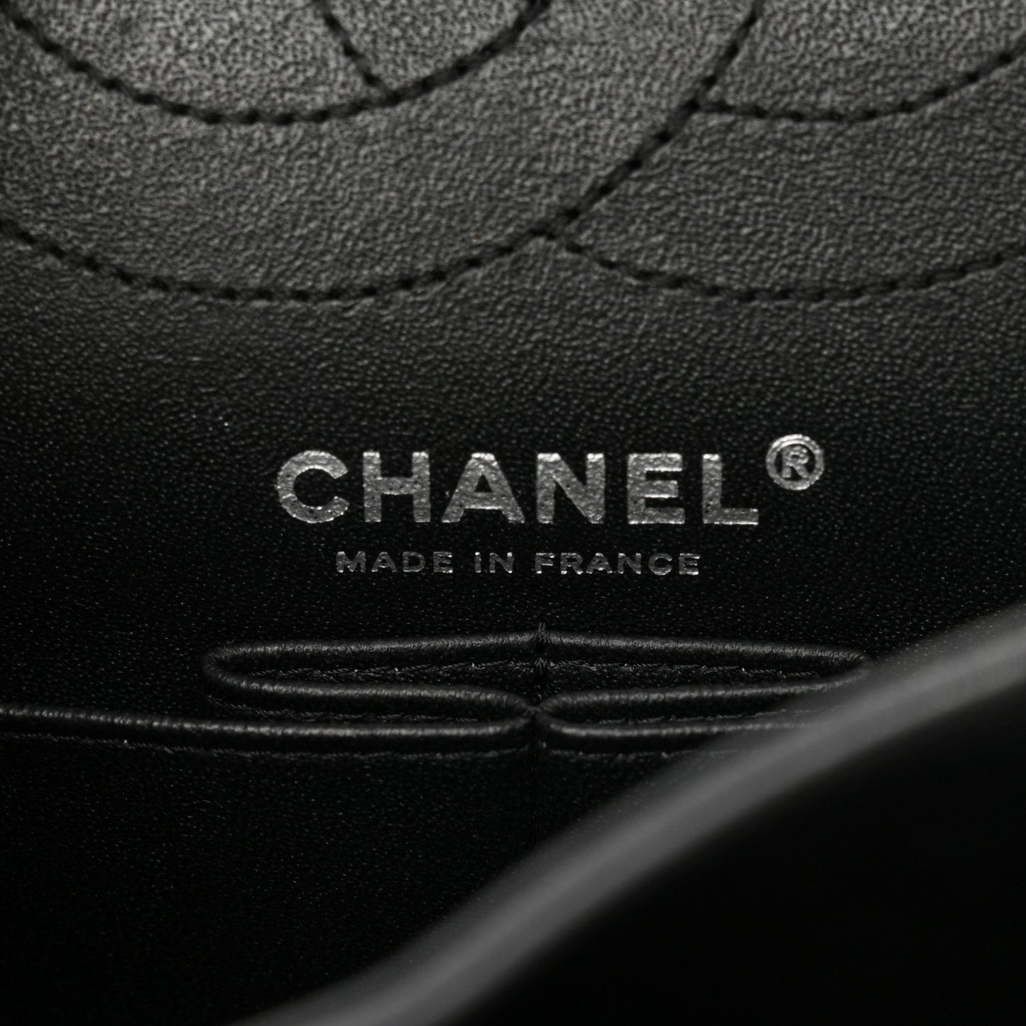 Sheepskin Chevron Quilted 2.55 Reissue 225 Double Flap So Black