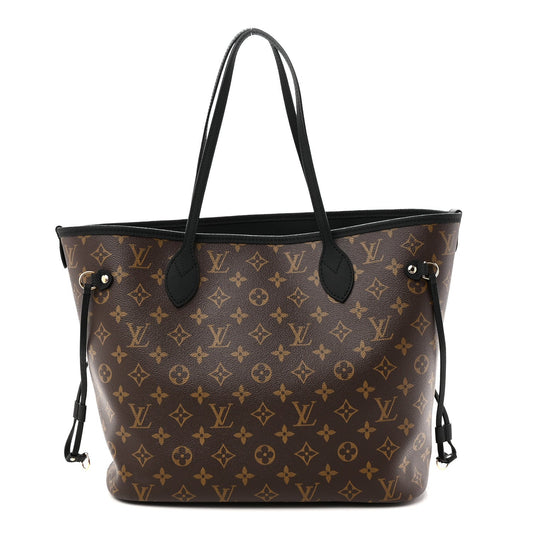 Monogram Calfskin Neo Neverfull Inside Out MM Black