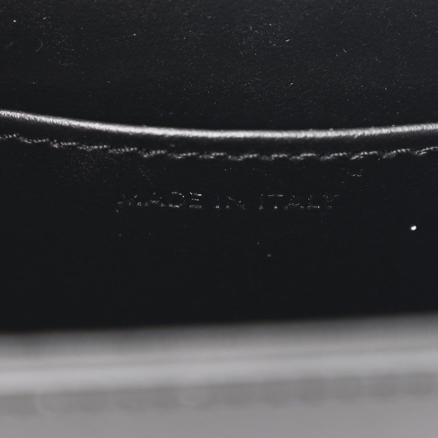Shiny Calfskin Mini Triomphe Black