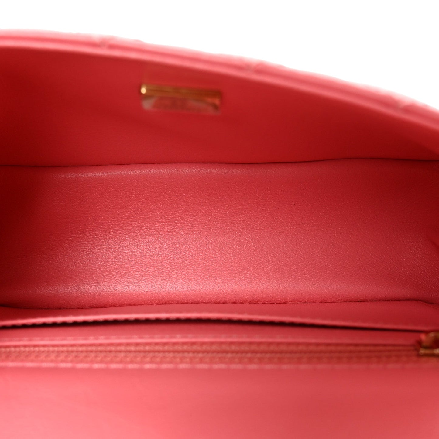Aged Calfskin Quilted 2.55 Reissue Mini Flap Coral