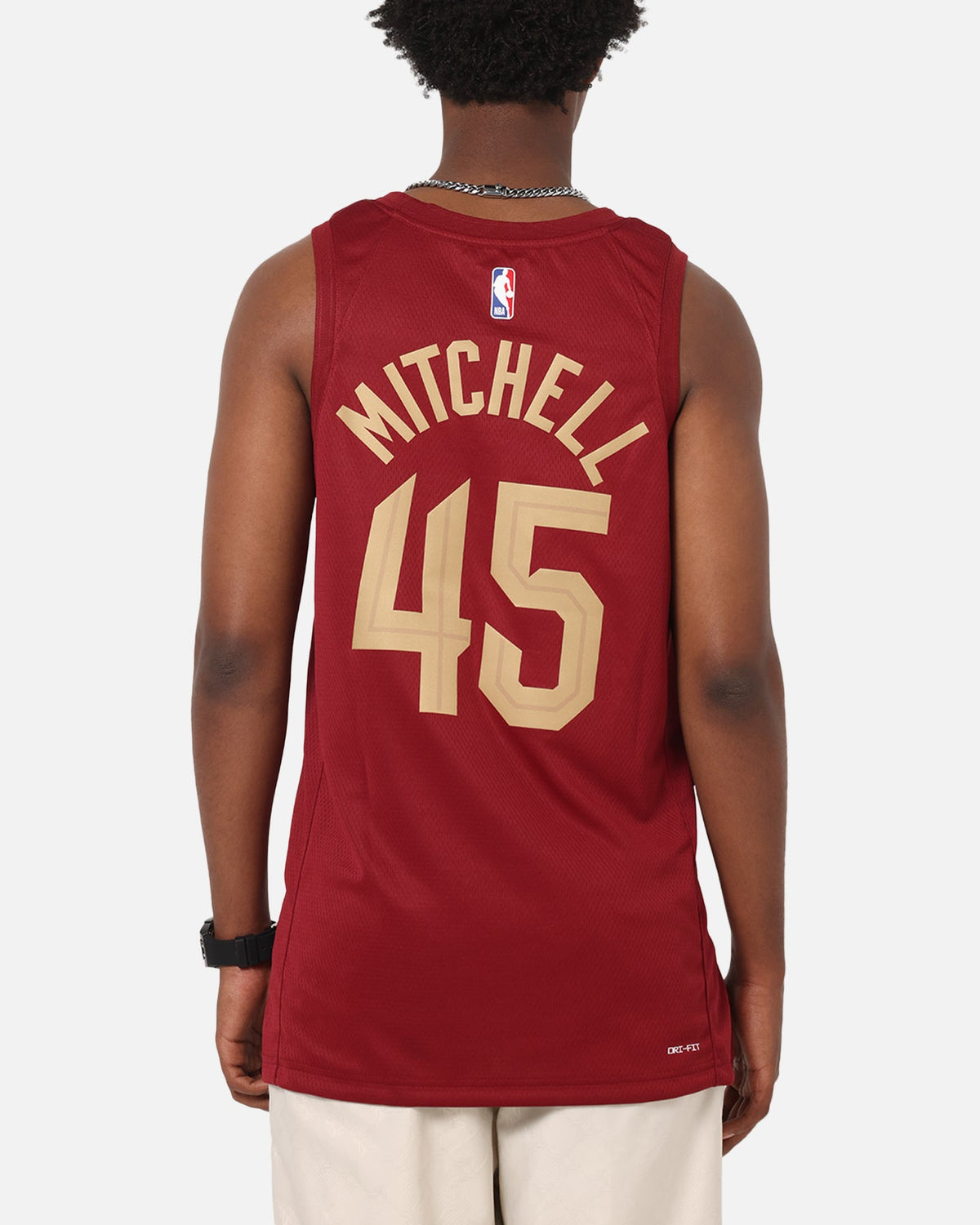 Nike Donovan Mitchell Cleveland Cavaliers #45 Icon Edition 2022/23 Nike Dri-Fit NBA Swingman Jersey Team Red
