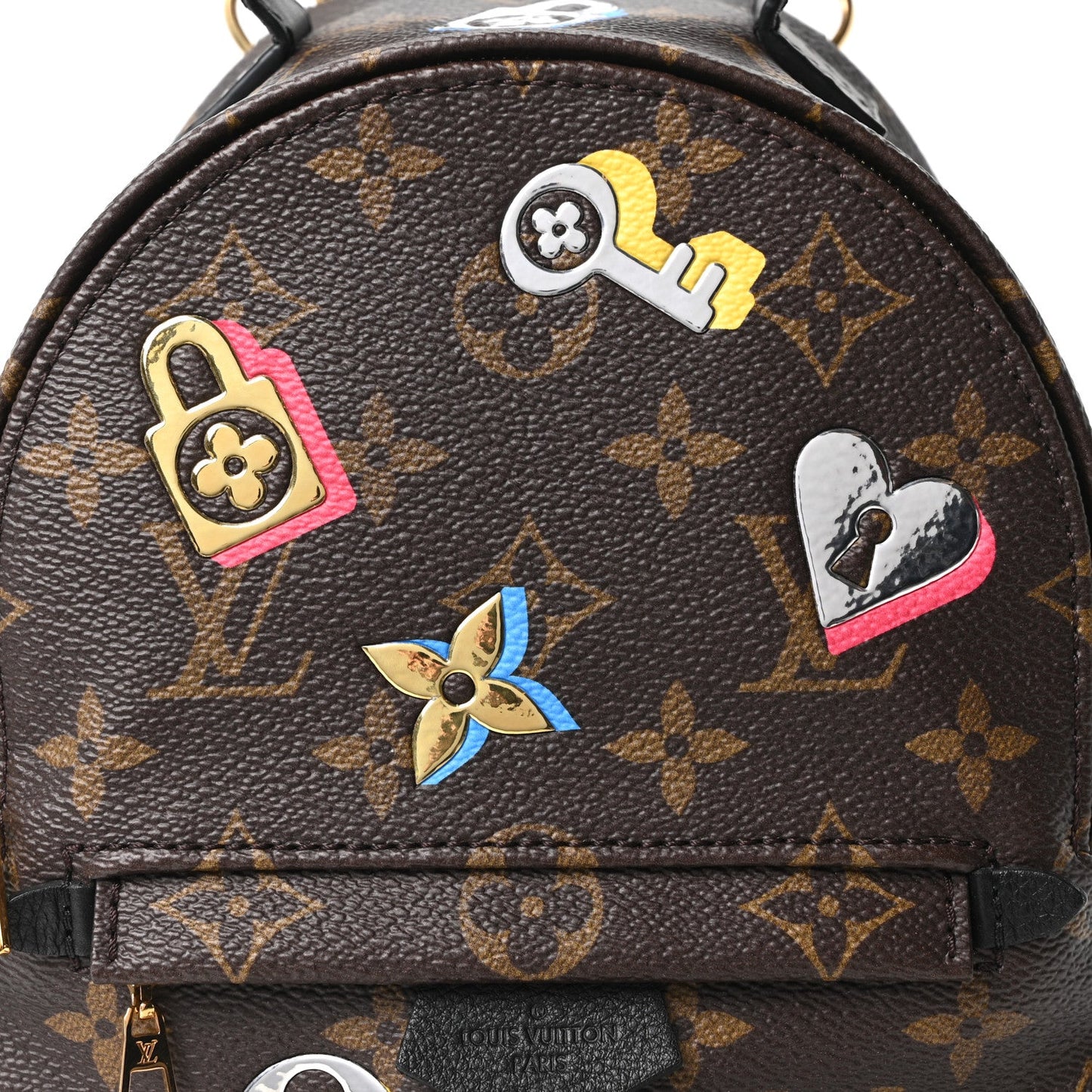 Monogram Love Lock Palm Springs Backpack Mini