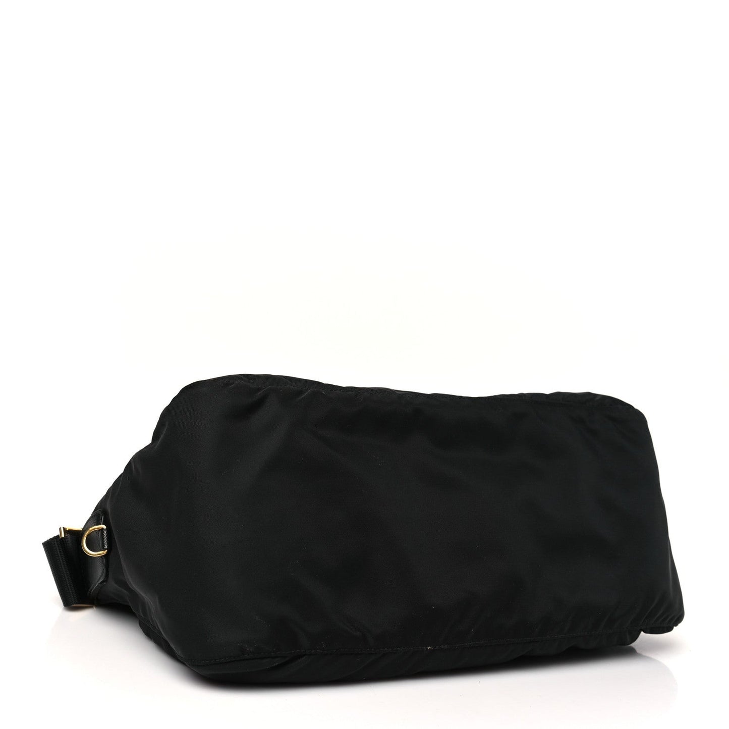 Nylon Vela Colour Messenger Bag Black