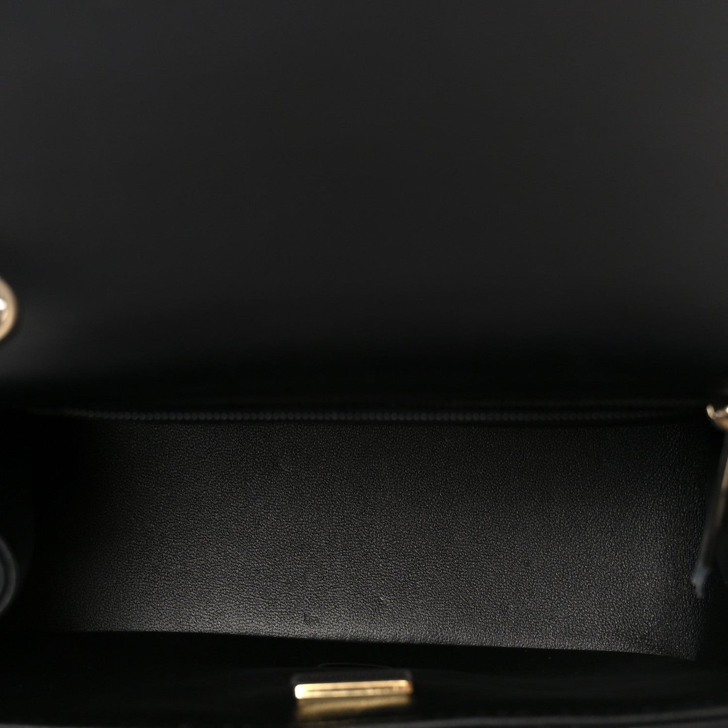 Lambskin Quilted Mini Square Flap Black