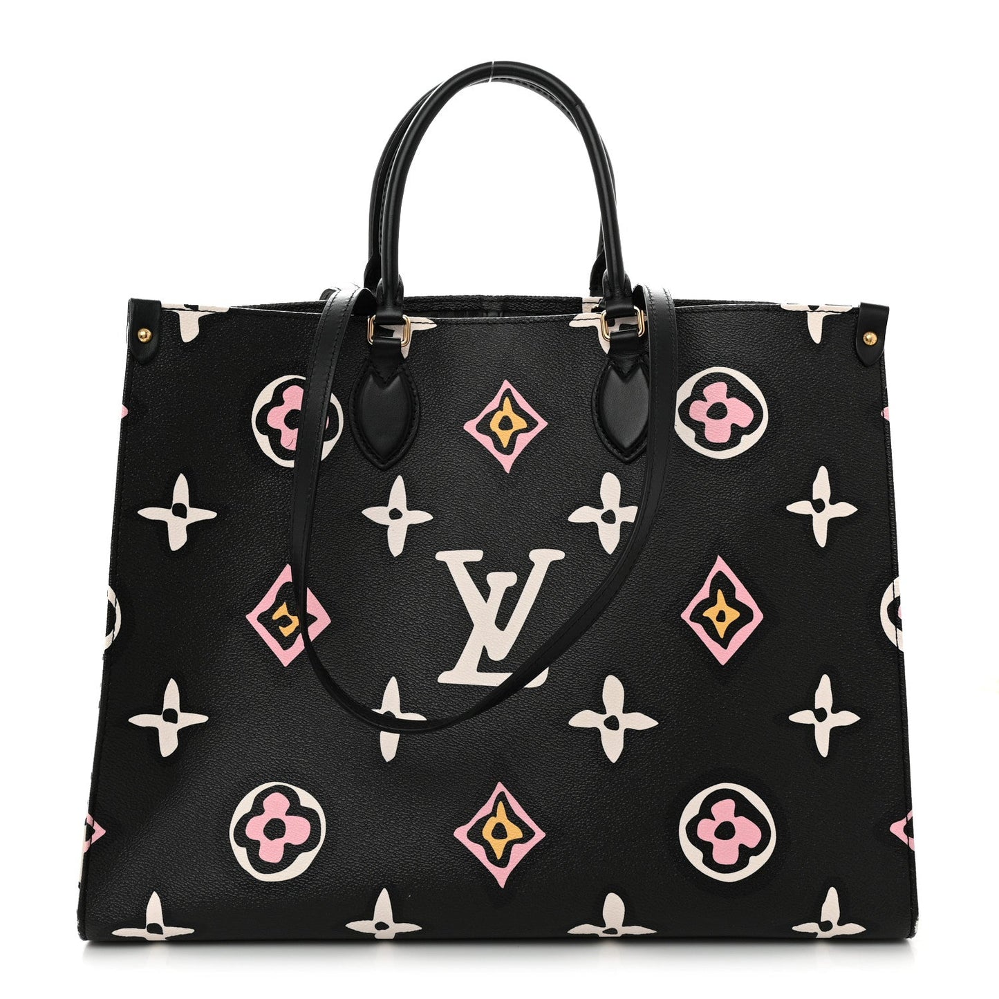 Monogram Giant Wild At Heart Onthego GM Black