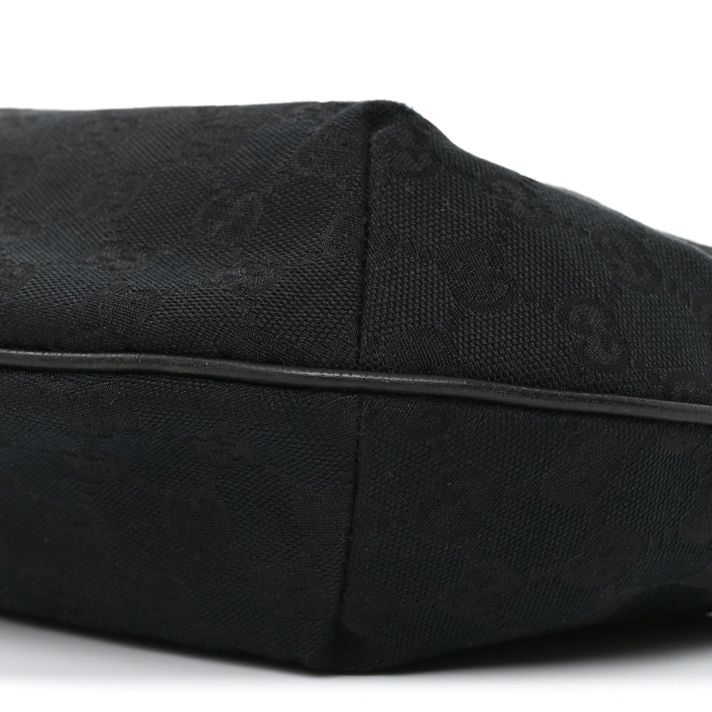 Monogram Medium Half Moon Hobo Black