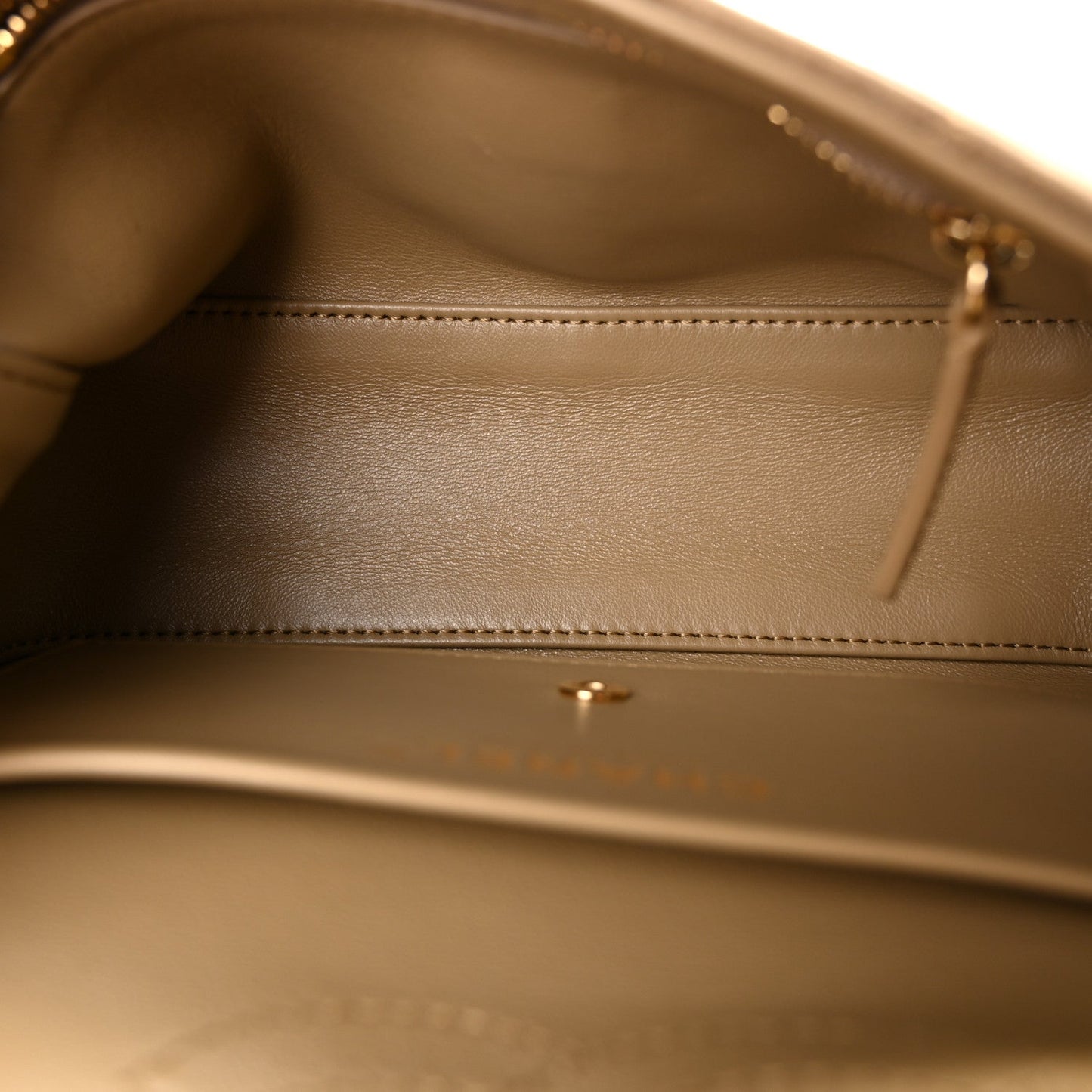 Suede Calfskin Mini Souplissimo Flap Dark Beige