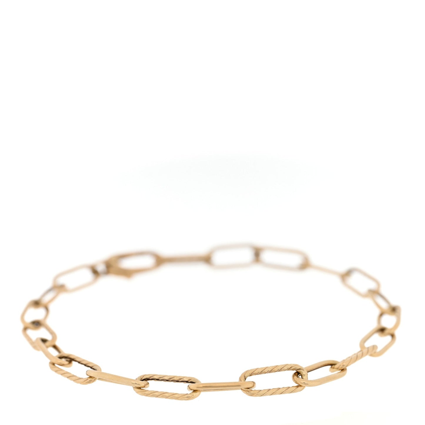 18K Yellow Gold 4mm Madison Classic Chain Bracelet