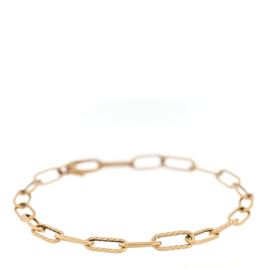 18K Yellow Gold 4mm Madison Classic Chain Bracelet
