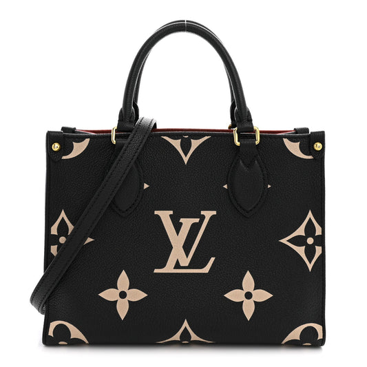 Empreinte Monogram Giant Onthego PM Black Beige