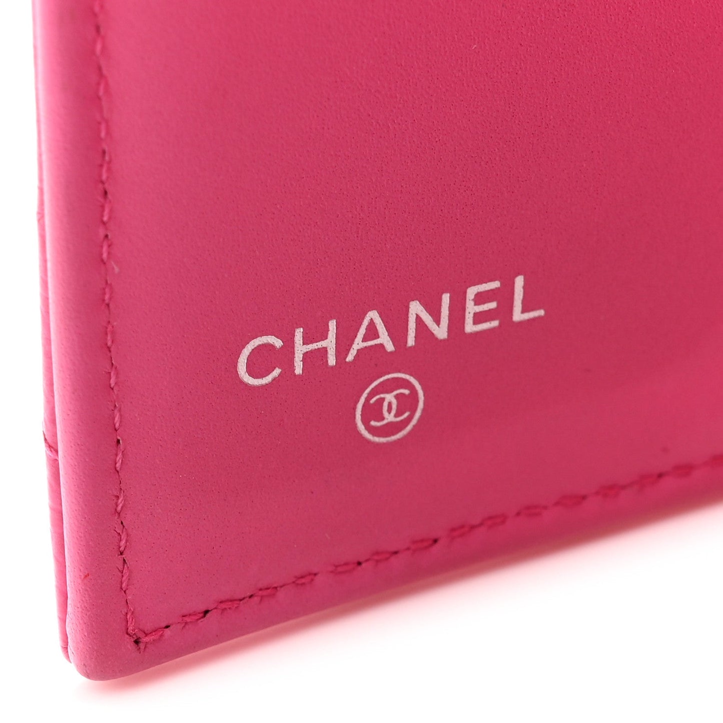 Caviar Quilted Large Flap Wallet Pink