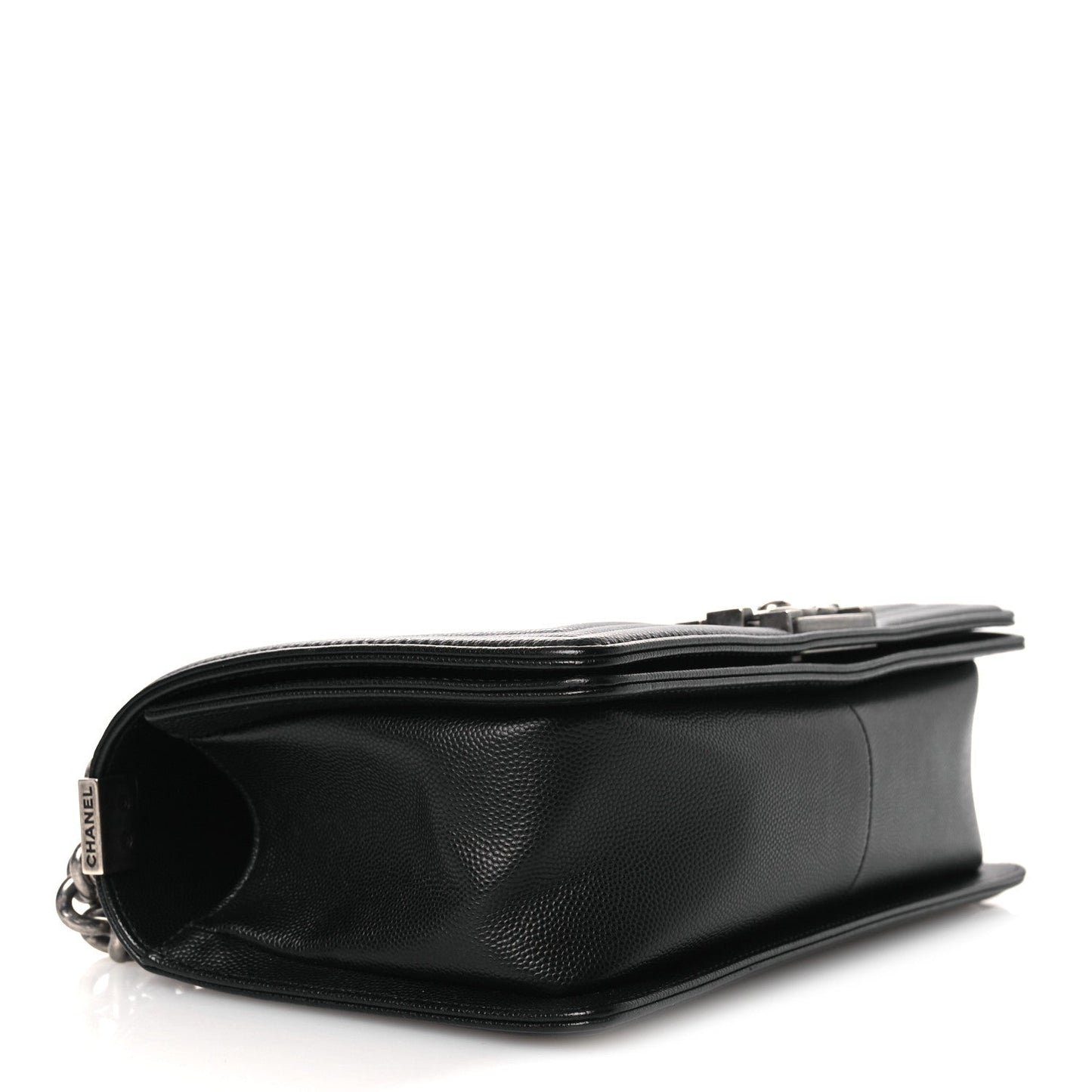 Caviar Quilted Medium Boy Flap Black