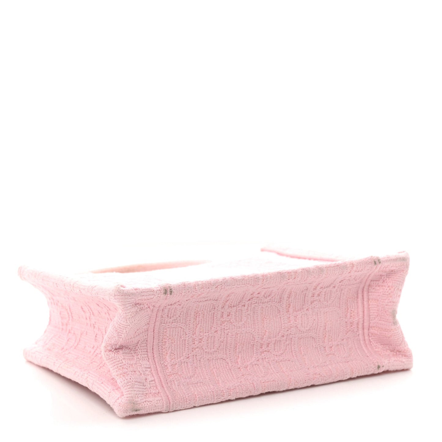 Cotton Toile De Jouy Oblique Embroidered Dior Medaillon Mini Book Tote With Strap Soupir Pink White