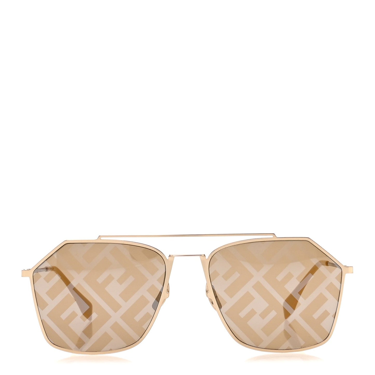 Metal Aviator Sunglasses FFM0022/S Yellow