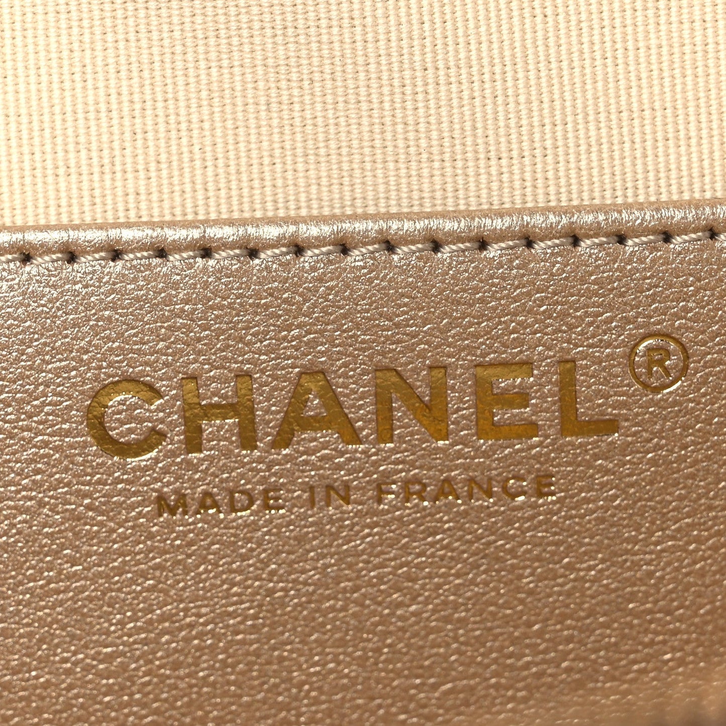 Metallic Lambskin Quilted CC In Love Heart Bag Gold