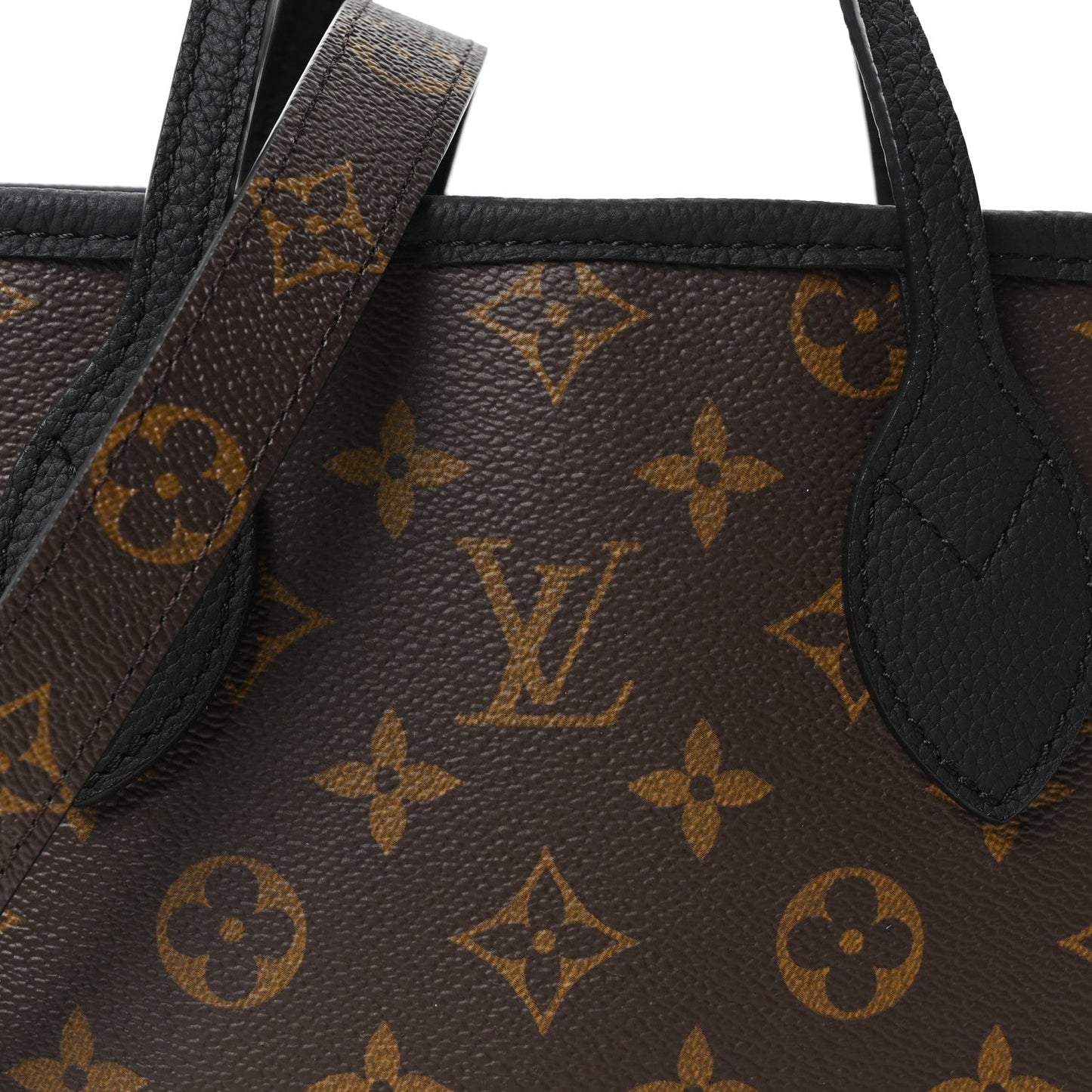Monogram Neverfull Inside Out Bandouliere BB Black