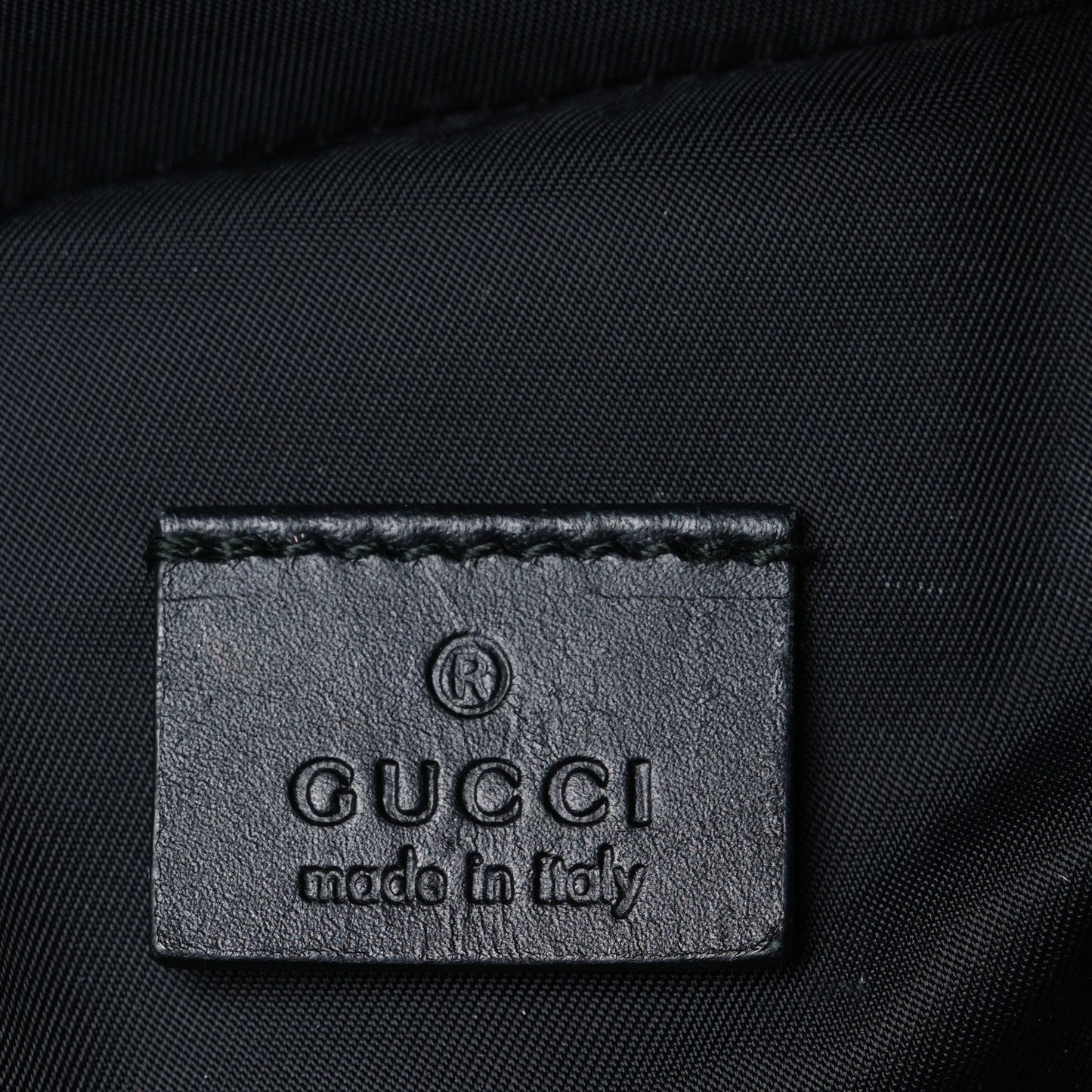 GG Supreme Monogram Web Dome Backpack Black