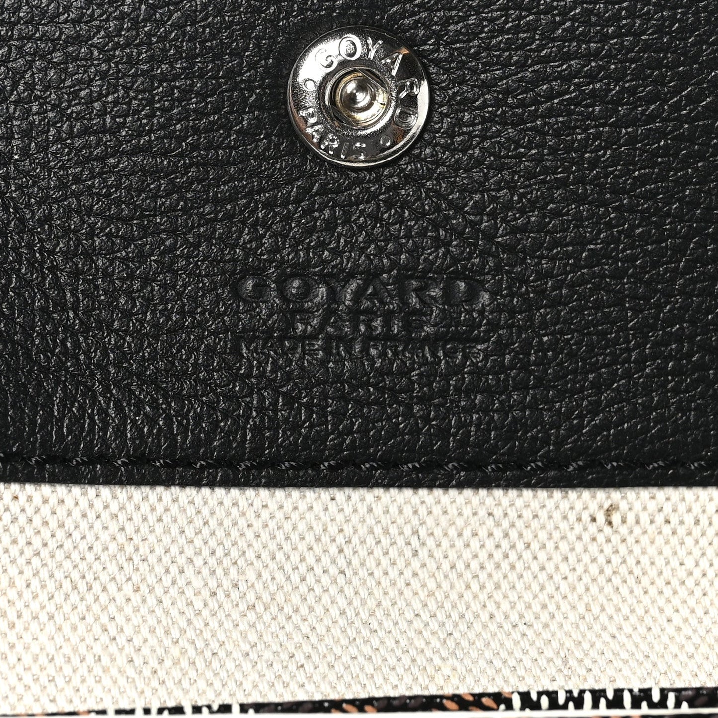 Goyardine Coeur Saint Louis PM Black