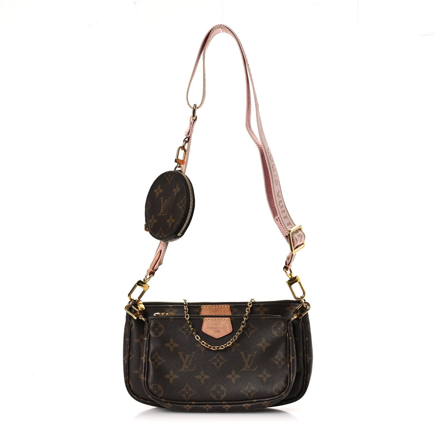 Monogram Multi Pochette Accessories Rose Clair