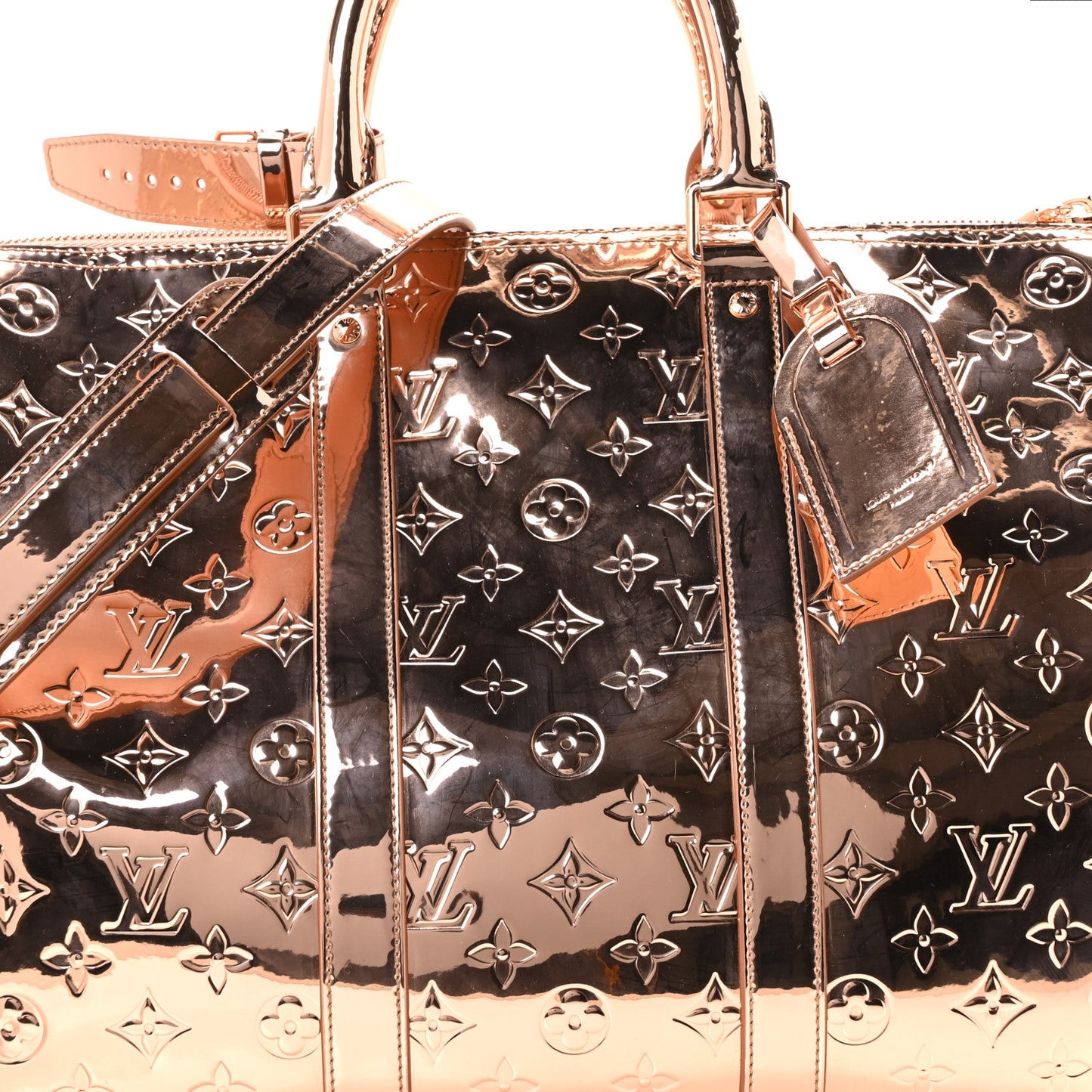 Monogram Mirror Keepall Bandouliere 45 Copper