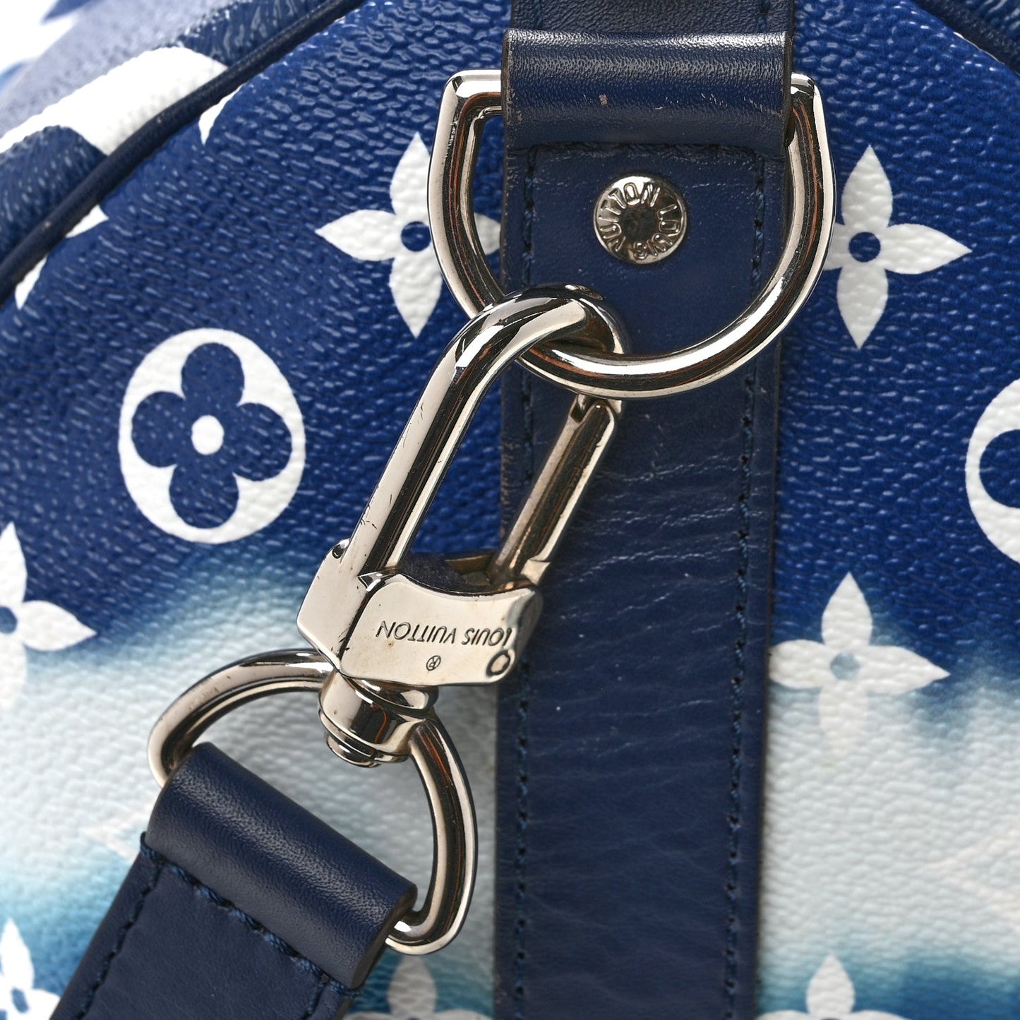 Monogram Escale Keepall Bandouliere 50 Blue