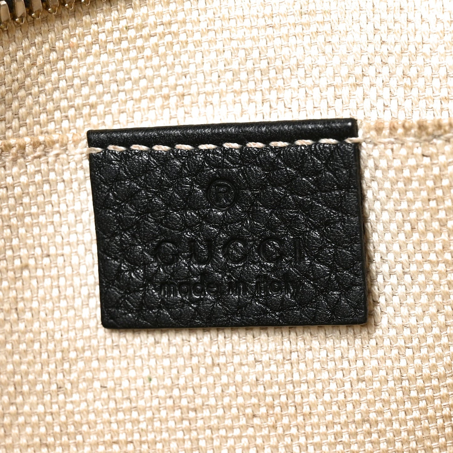 Pebbled Calfskin Small Soho Disco Bag Black