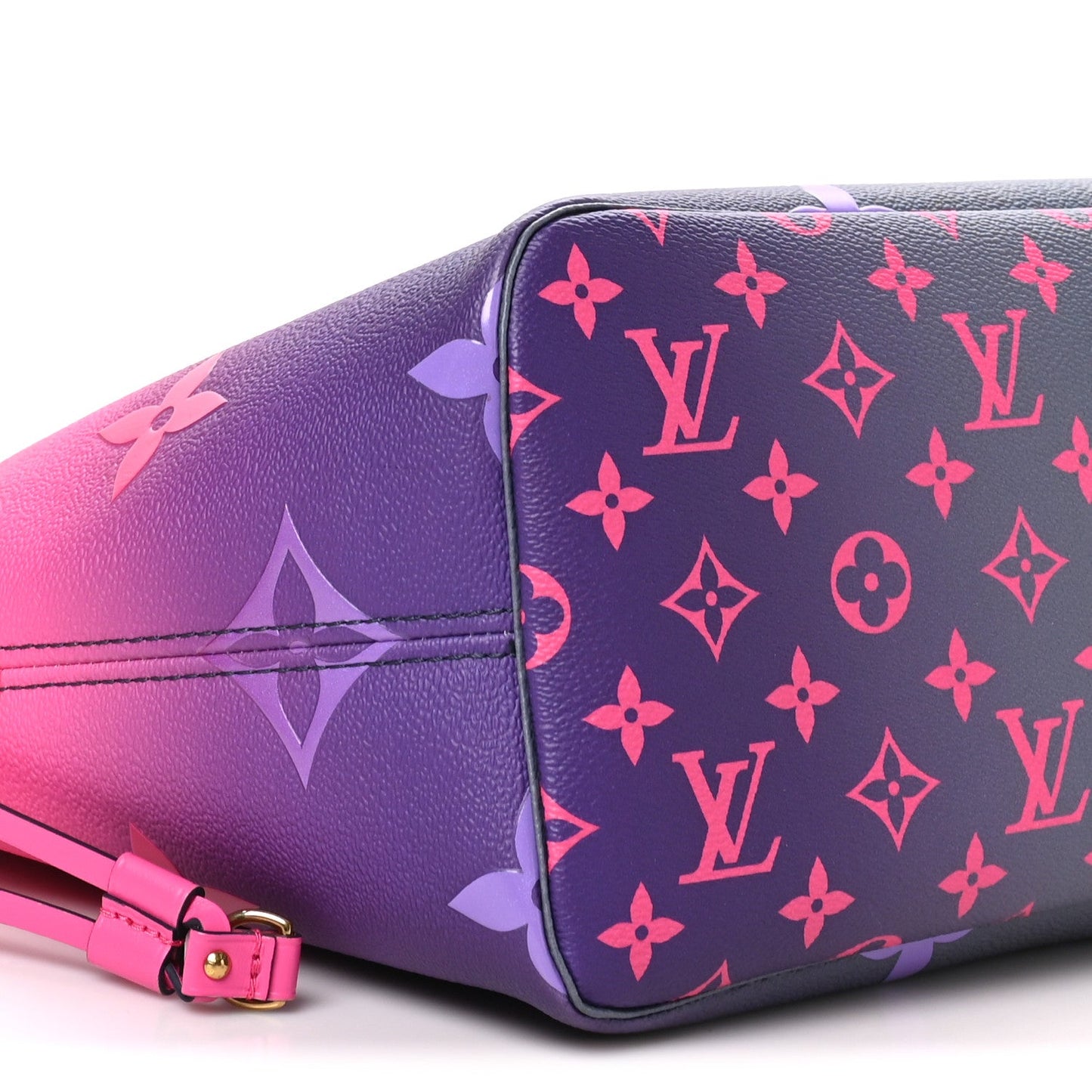 Monogram Giant Spring In The City Neverfull MM Midnight Fuchsia