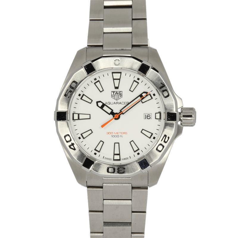 Tag Heuer Aquaracer White Dial Watch for Men - WBD1111.BA0928