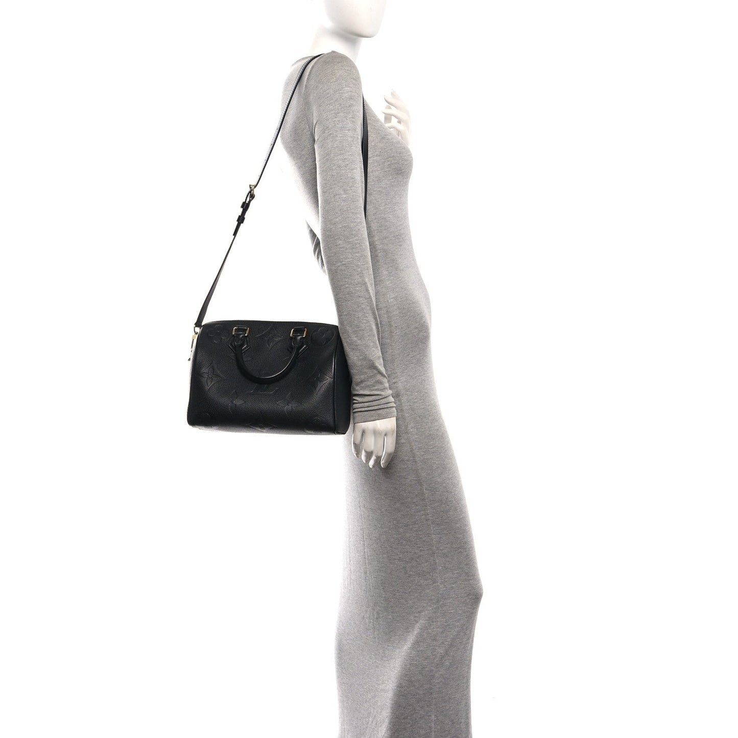 Empreinte Monogram Giant Speedy Bandouliere 25 Black
