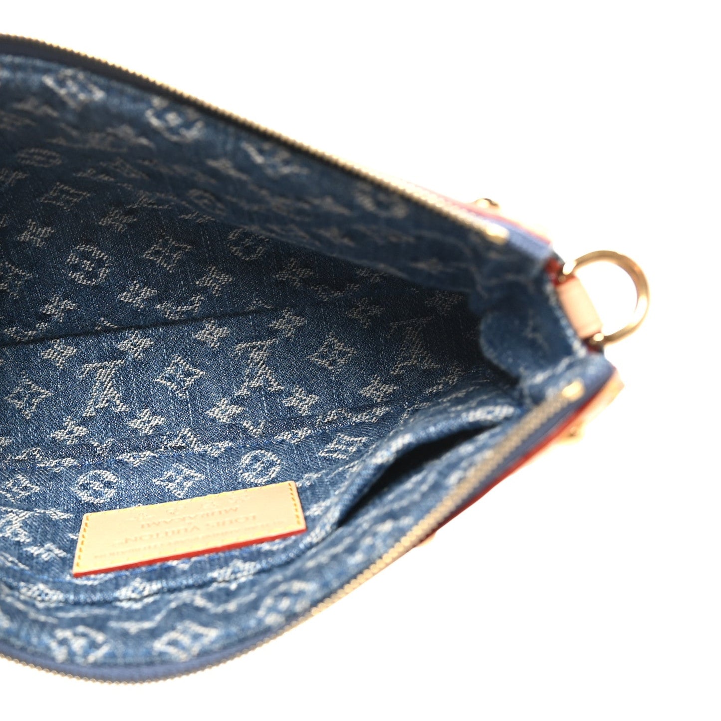 LV X TM Monogram Denim Cerises Pochette Accessories Blue