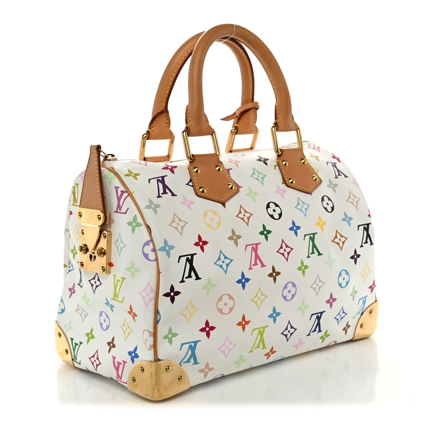 Monogram Multicolor Speedy 30 White