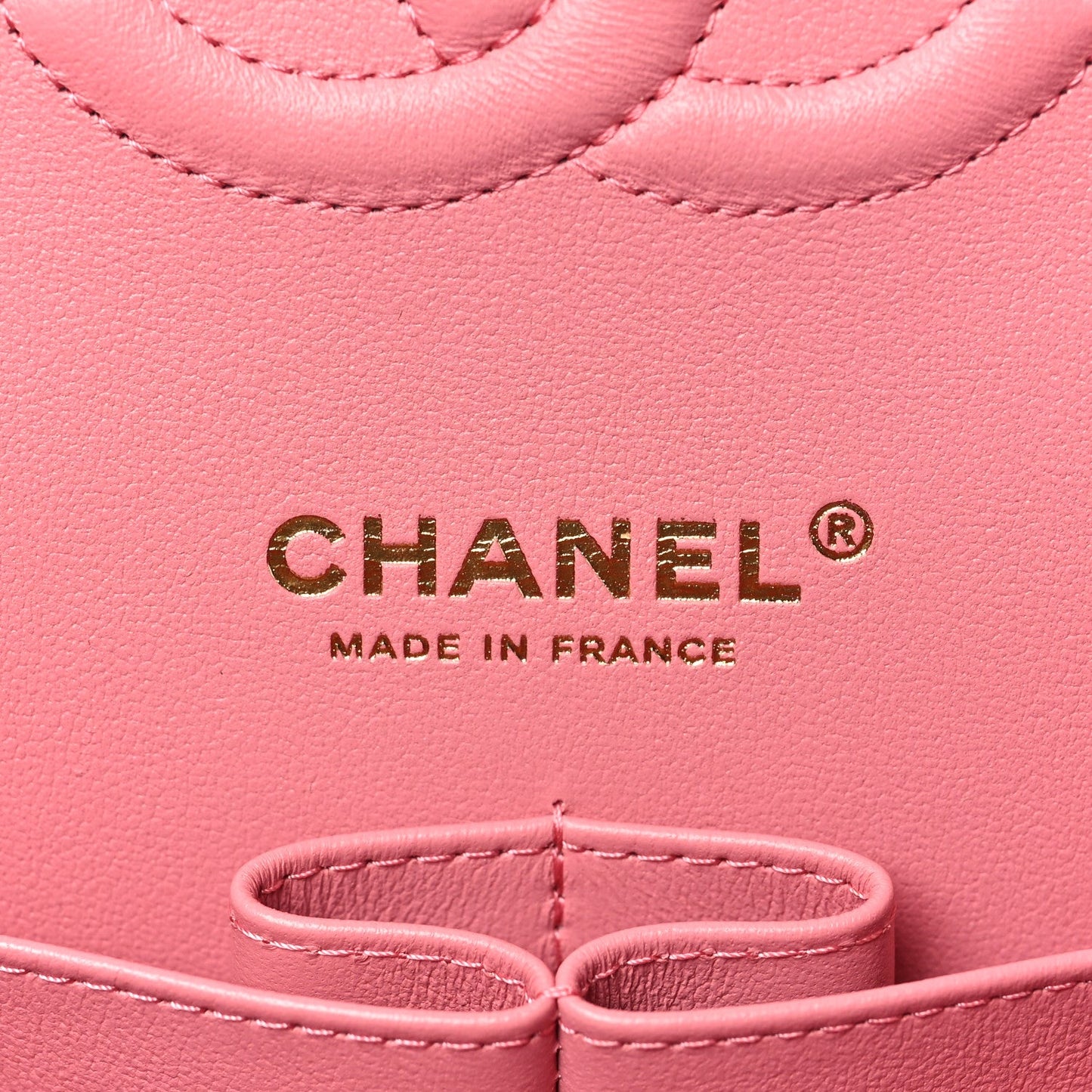 Caviar Quilted Medium Double Flap Pink