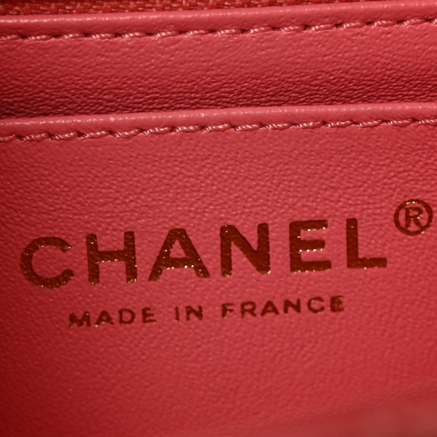 Aged Calfskin Quilted 2.55 Reissue Mini Flap Coral