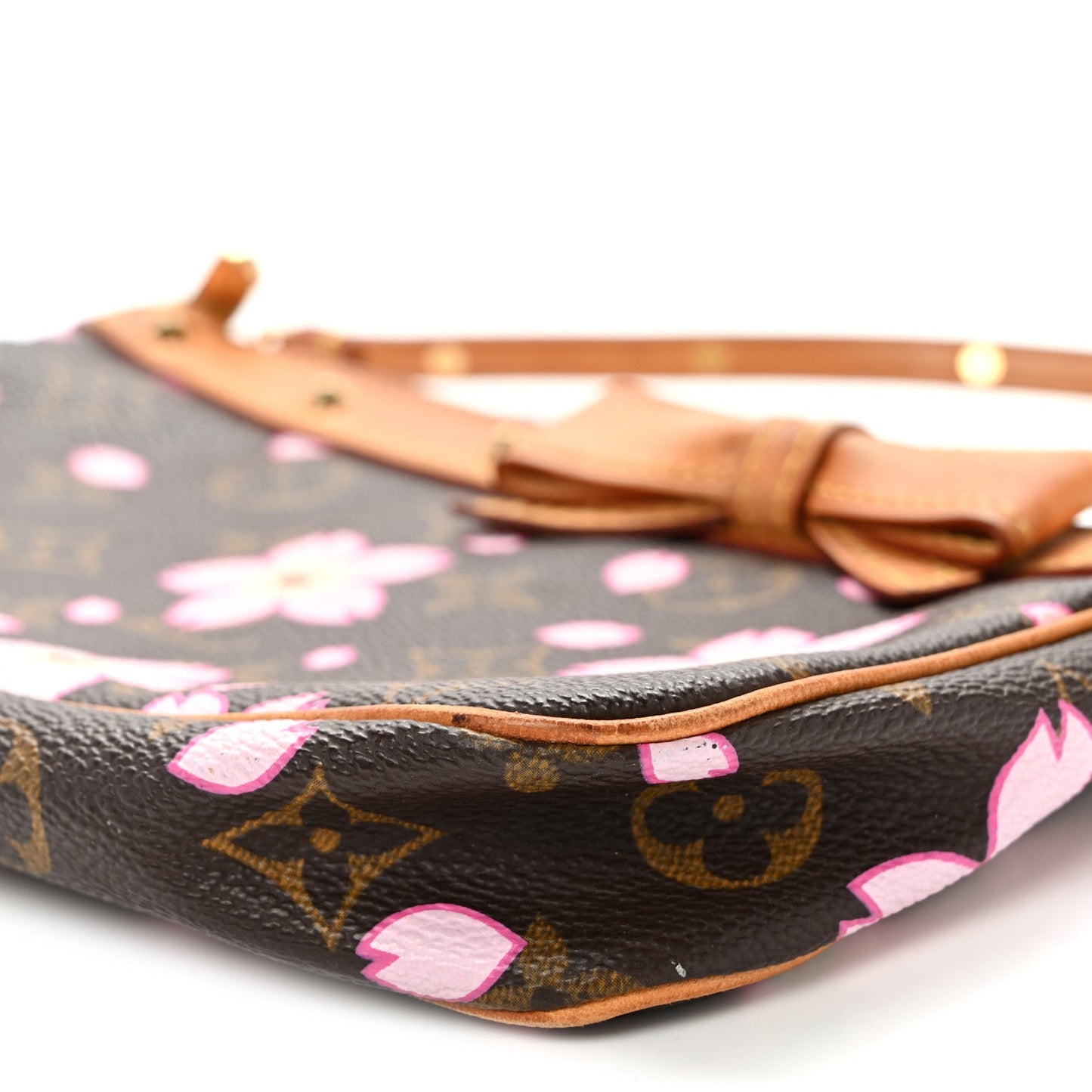 Monogram Cherry Blossom Pochette Accessories Brown