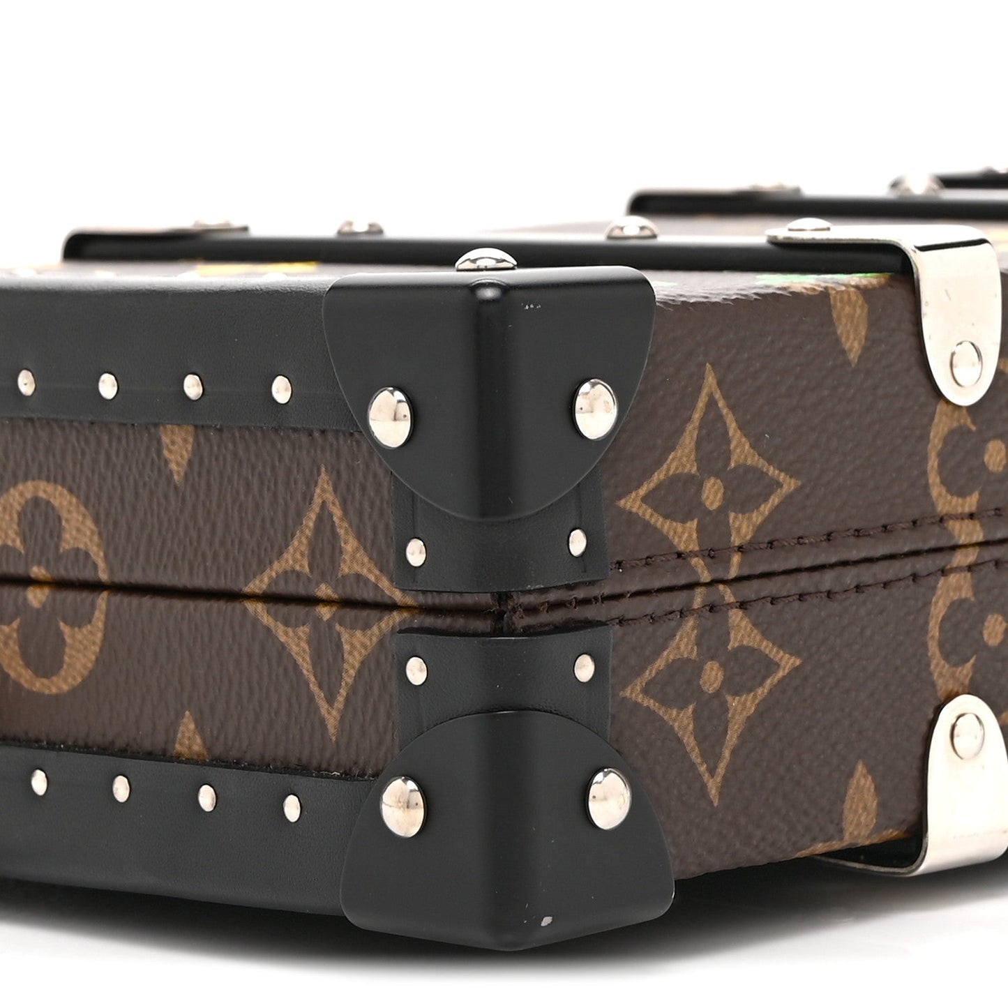 Monogram Wallet Trunk Black Multicolor