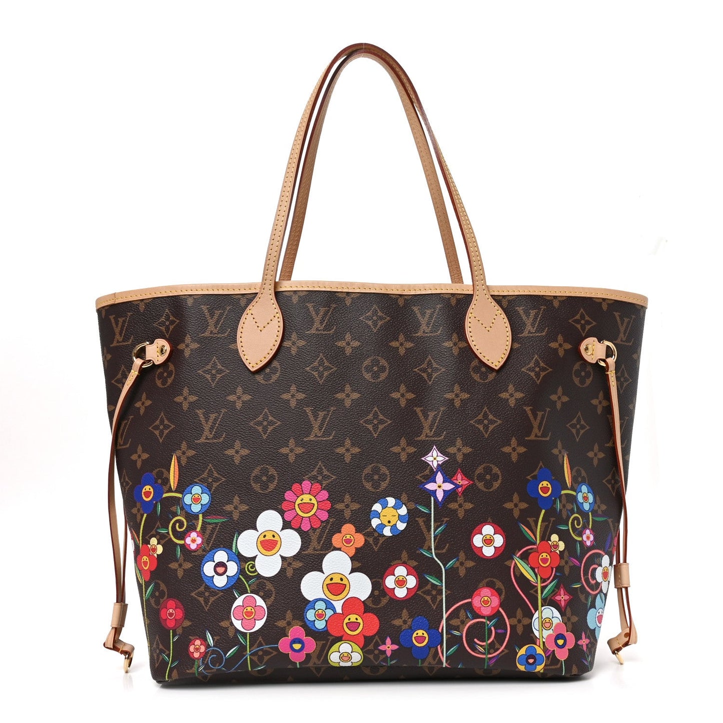 LV X TM Monogram Flowers Neverfull MM