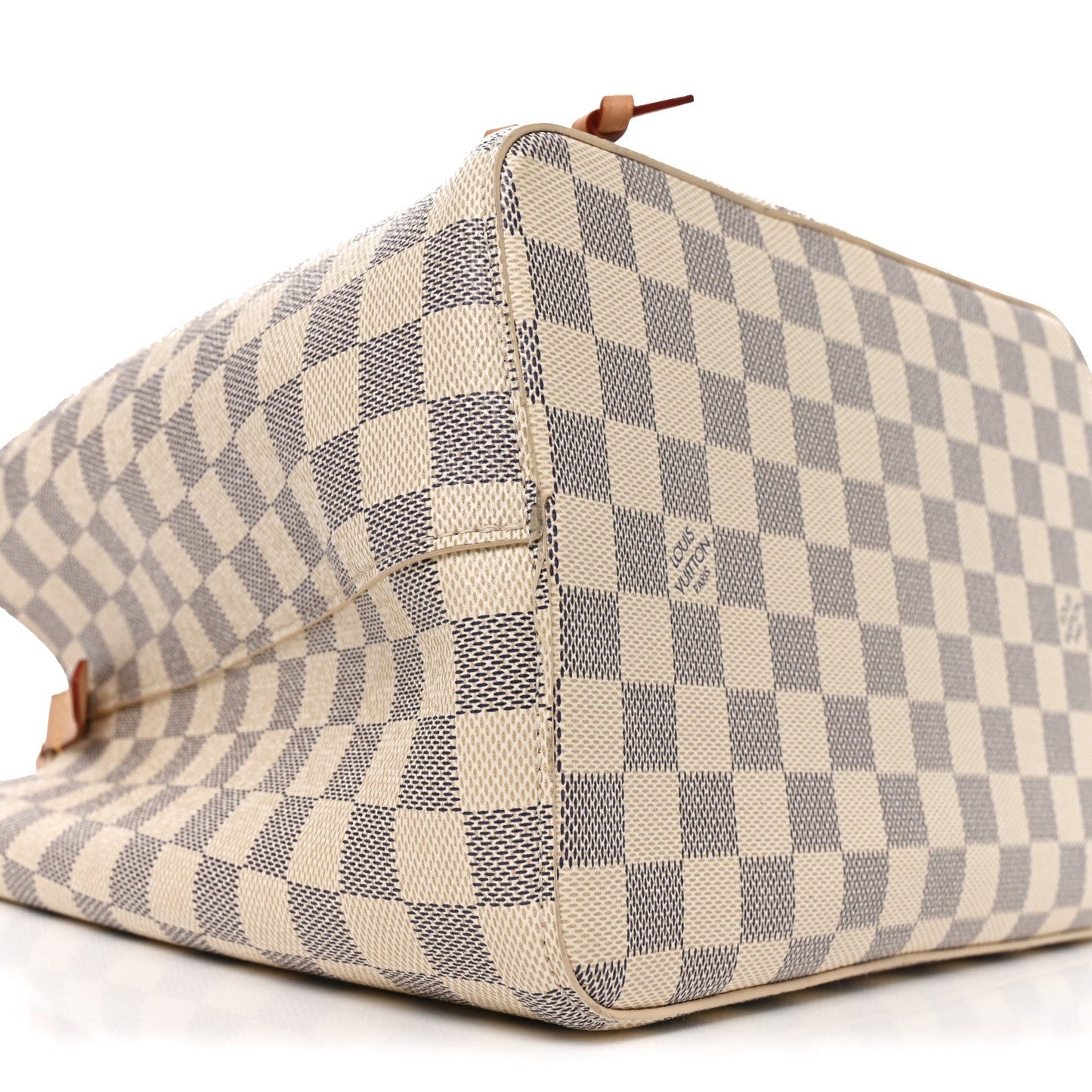 Damier Azur Braided Neonoe MM Peach Cream